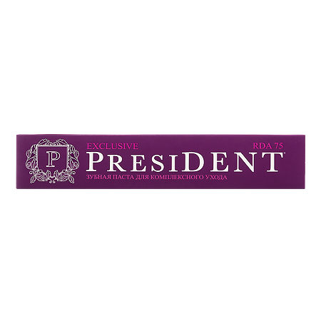 PresiDent Exclusive зубная паста (75 RDA) 75 г 1 шт