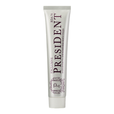 PresiDent Exclusive зубная паста (75 RDA) 75 г 1 шт