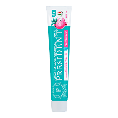 PresiDent Детская зубная паста Жвачка (RDA 50) 6+ 70 г 1 шт