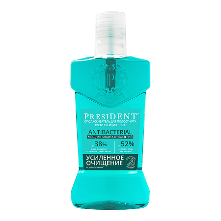 PresiDent Antibacterial Ополаскиватель для полости рта 400 мл