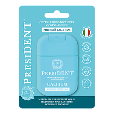 Купить PresiDent Calcium Спрей для полости рта освежающий 15 мл 1 шт цена