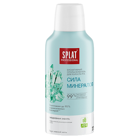 Splat Professional Ополаскиватель для полости рта Сила Минералов 275 мл 1 шт