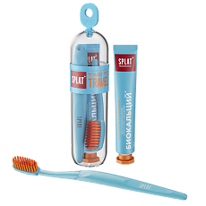 Купить Splat Дорожный набор Биокальций зубная паста 25 г и зубная щетка 1 уп цена