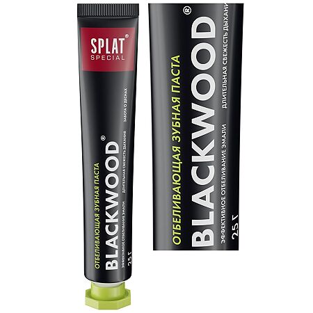 Splat Дорожный набор Blackwood зубная паста 25 г и зубная щетка 1 уп
