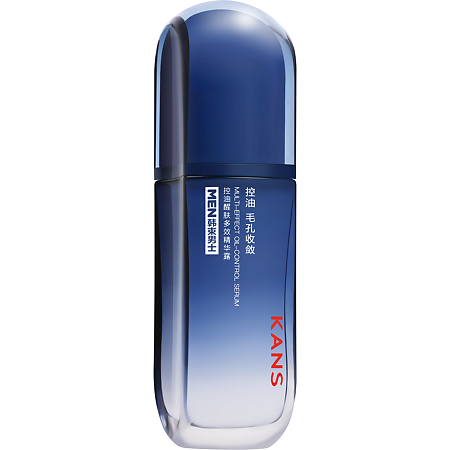 KANS Men Care Антивозрастная сыворотка 3-в-1 для контроля жирности кожи лица для мужчин Multi-effect oil-control serum 80 мл 1 шт