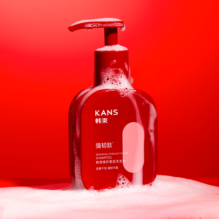 KANS Шампунь для восстановления и укрепления сухих и поврежденных волос Repairing Strengthening Shampoo 300 г 1 шт
