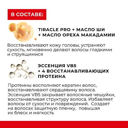 KANS Интенсивная восстанавливающая маска для ломких и поврежденных волос Multi-effect Repairing Hair Mask 220 г 1 шт