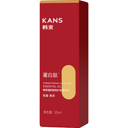 KANS Укрепляющее масло для увлажнения и блеска волос Strengthening Glow Hair Essential Oil 50 мл 1 шт