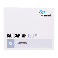 Изображение товара Валсартан таблетки покрыт.плен.об. 160 мг 30 шт