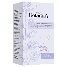 Купить Love Botanica Детский травяной чай Ночка фильтр-пакеты по 1,5 г 20 шт цена