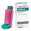 Фостер аэрозоль для ингаляций дозированный 200 мкг+6 мкг/доза 120 доз 1 шт