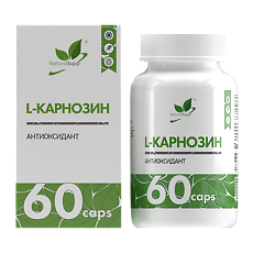 Купить NaturalSupp L-Карнозин/L-Carnosine Naturalsupp капсулы по 500 мг 60 шт цена