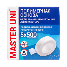 Изображение товара Master Uni Лейкопластырь на полимерной основе 5 х 500 см 1 шт