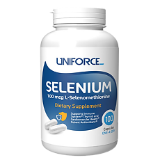 Изображение товара Uniforce Селен 100 мкг/Selenium 100 mcg капсулы массой 498,4 мг 100 шт
