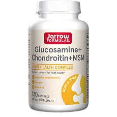Изображение товара Jarrow Formulas Глюкозамин+Хондроитин+МСМ/Glucosamine+Chondroitin+MSM капсулы массой 1153,91 мг 120 шт