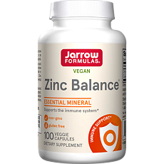 Изображение товара Jarrow Formulas Цинк баланс/Zinc Balance капсулы массой 185 мг 100 шт