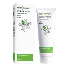 Изображение товара Med Expert Зубная паста освежающая с гидроксиапатитом вкус мята 100 мл 1 шт