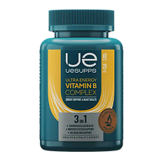 Изображение товара УЕСАППС Ультра Энерджи Витамин В Комплекс/UESUPPS Ultra Energy Vitamin B Complex капсулы массой 430 мг 60 шт