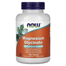 Изображение товара Now Магния Глицинат /Magnesium Glycinate таблетки массой 1191 мг 180 шт