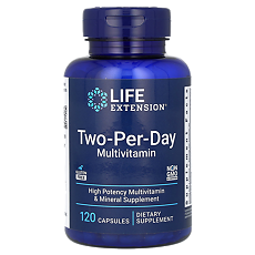 Изображение товара Лайф Экстеншн (Life Extension) Мультивитамины/Multivitamin Two-Per-Day капсулы массой 500 мг 120 шт