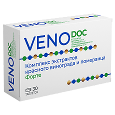 Изображение товара VENO DOC Комплекс экстрактов красного винограда и померанца Форте таблетки 30 шт