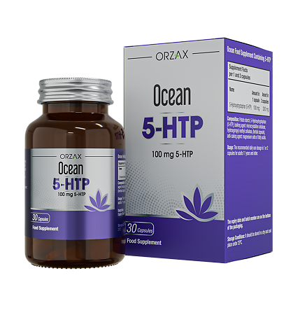 Орзакс (Orzax) Ocean 5-HTP 100 мг капсулы массой 398 мг 30 шт