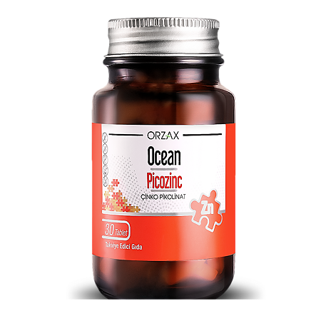 Орзакс (Orzax) Ocean Пикоцинк (цинка пиколинат) таблетки массой 15 мг 30 шт