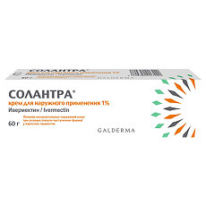 Изображение товара Солантра крем для наружного применения 1 % 60 г 1 шт