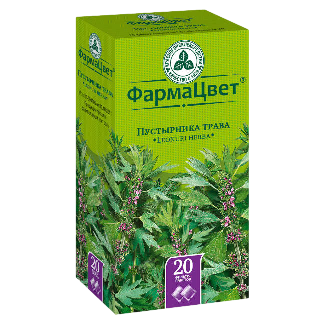 Пустырник Трава Фильтр-Пакеты 1,5 Г 20 Шт - Купить, Цена И Отзывы.