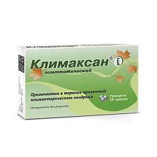 Изображение товара Климаксан гранулы гомеопатические 10 г 1 шт