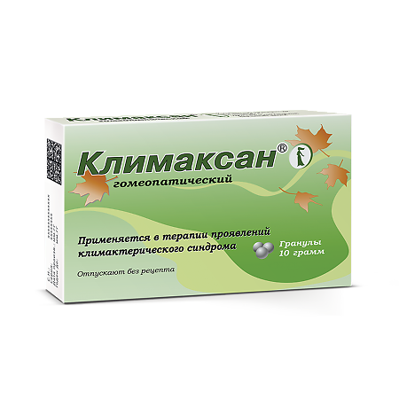 Изображение товара Климаксан гранулы гомеопатические 10 г 1 шт