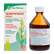 Купить Чемеричная вода раствор для наружного применения 100 мл 1 шт цена