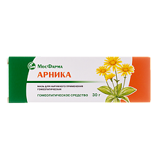 Изображение товара Арника мазь для наружного применения гомеопатическая 30 г 1 шт