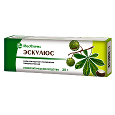 Купить Эскулюс мазь для местного применения гомеопатическая 30 г 1 шт цена