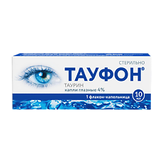 Купить Тауфон капли глазные 4 % 10 мл 1 шт цена