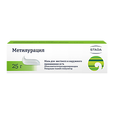 Купить Метилурацил мазь для местного и наружного применения 10 % 25 г 1 шт цена