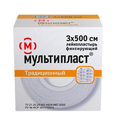 Купить Пластырь Мультипласт 3х500 см 1 шт цена