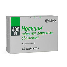 Купить Нолицин таблетки покрыт.плен.об. 400 мг 10 шт цена