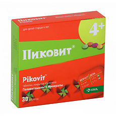 Купить Пиковит таблетки покрыт.об. 30 шт цена