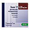 Энап Р раствор для в/в введ 1,25 мг/мл 1 мл 5 шт