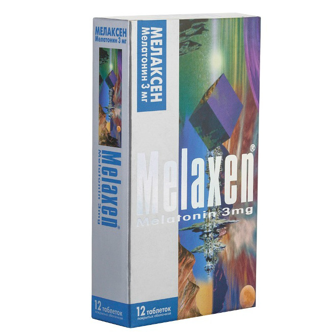 Мелаксен, Таблетки Покрыт.Плен.Об. 3 Мг 12 Шт - Купить, Цена И.
